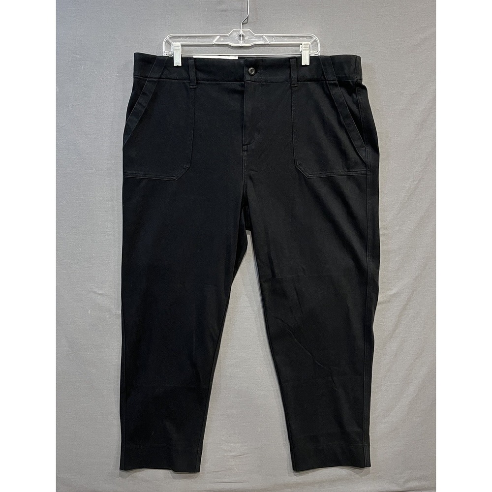 32 Degrees Cool Ankle Length Pants Women's XL Black Stretch Brand New